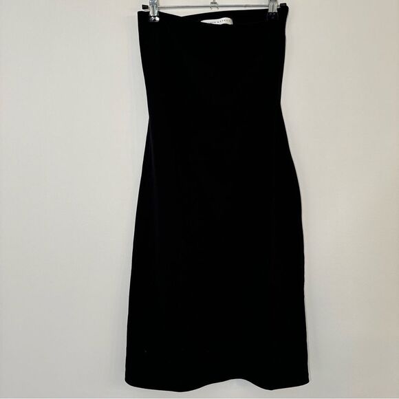Susana Monaco Strapless Dress Size Medium Little Black Dress Made In USA - Picture 1 of 6